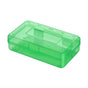 Large Capacity Transparent Plastic Pencil Case Multifunctional Student Art Box - Green V528-PLASTIC-PENCIL-CASE-GREEN-896715