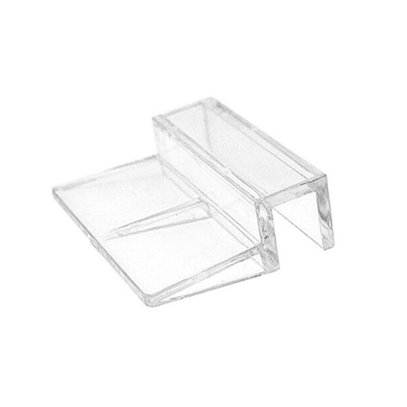 4Pcs Aquarium Fish Tank Glass Cover Support Holder Acrylic Clip Bracket 6/8/10/12mm - 6mm