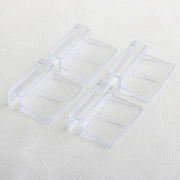 4Pcs Aquarium Fish Tank Glass Cover Support Holder Acrylic Clip Bracket 6/8/10/12mm - 8mm
