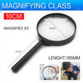 10cm Handheld Magnifying Glass Loupe for Optimal Reading Clarity V528-PLASTICMAGNIFYINGGLASS-963075