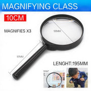 10cm Handheld Magnifying Glass Loupe for Optimal Reading Clarity V528-PLASTICMAGNIFYINGGLASS-963075