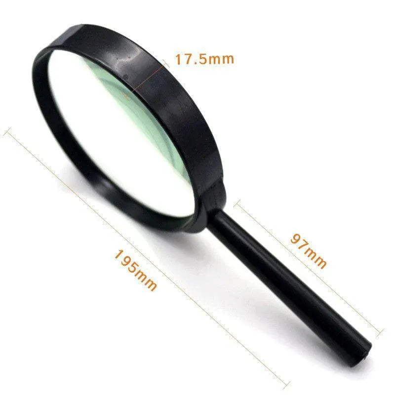 10cm Handheld Magnifying Glass Loupe for Optimal Reading Clarity V528-PLASTICMAGNIFYINGGLASS-963075