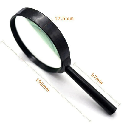 10cm Handheld Magnifying Glass Loupe for Optimal Reading Clarity V528-PLASTICMAGNIFYINGGLASS-963075
