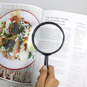 10cm Handheld Magnifying Glass Loupe for Optimal Reading Clarity V528-PLASTICMAGNIFYINGGLASS-963075