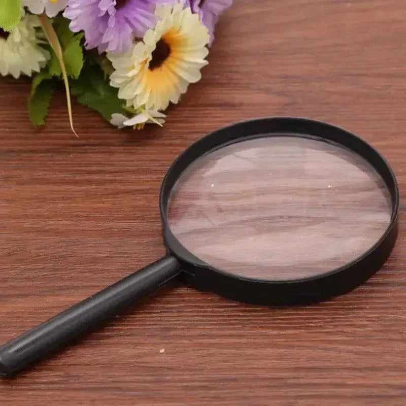 10cm Handheld Magnifying Glass Loupe for Optimal Reading Clarity V528-PLASTICMAGNIFYINGGLASS-963075