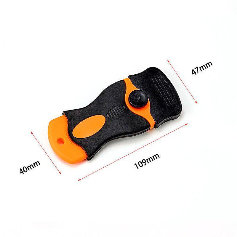 Plastic Razor Blade Scraper or Replacement Blades 10/20/30/50/100PCS Cleaning Tool - 1X Plastic Scraper V528-PLASTICSCRAPER-1PC-146751