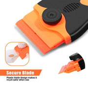 Plastic Razor Blade Scraper or Replacement Blades 10/20/30/50/100PCS Cleaning Tool - 1X Plastic Scraper V528-PLASTICSCRAPER-1PC-146751