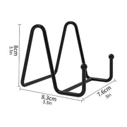 5pcs Plate Photo Frame Display Stand Mobile Phone Holder Base Pendulum Stand V528-PLATE-HOLDER-3-BLACK-5PCS-983960