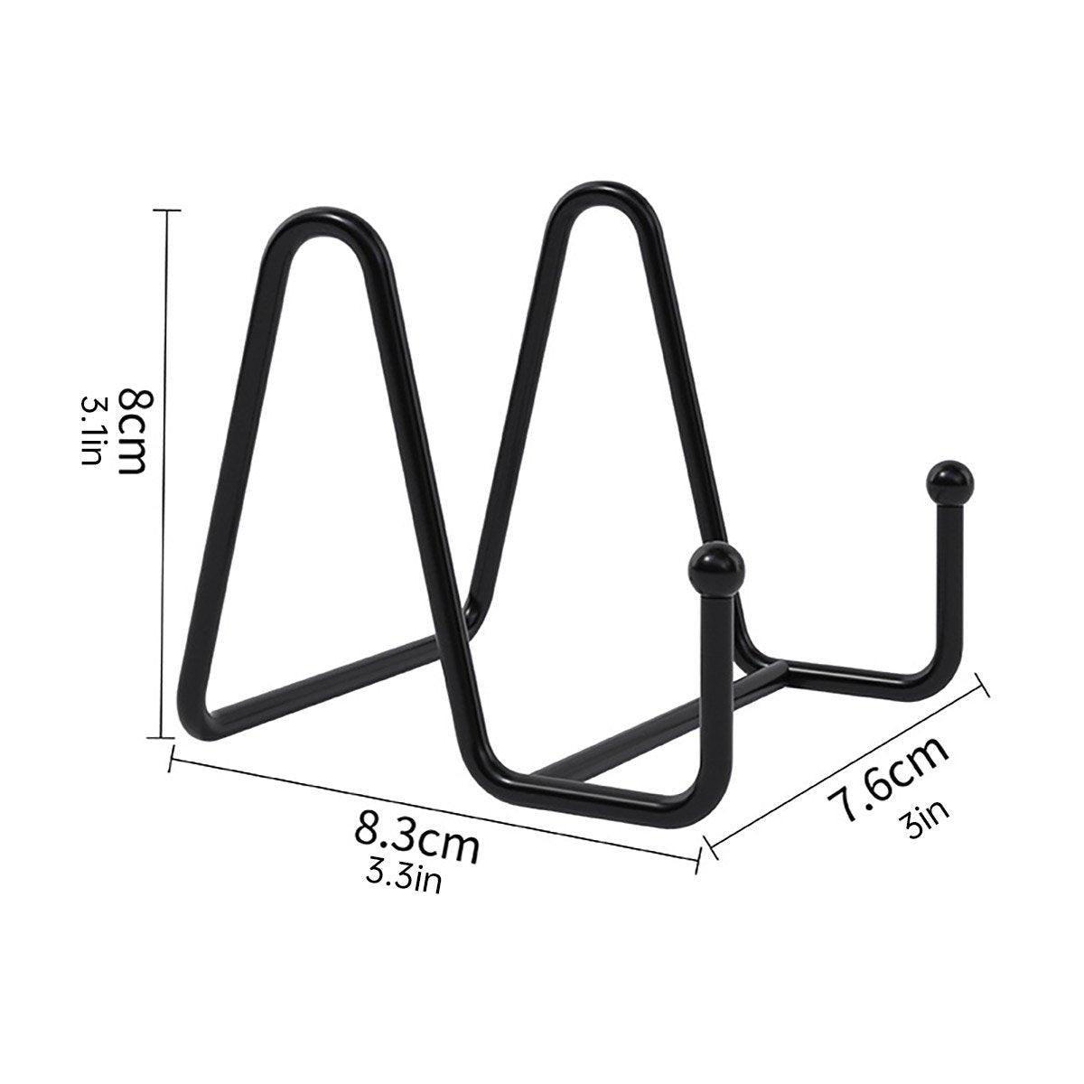 5pcs Plate Photo Frame Display Stand Mobile Phone Holder Base Pendulum Stand V528-PLATE-HOLDER-3-BLACK-5PCS-983960