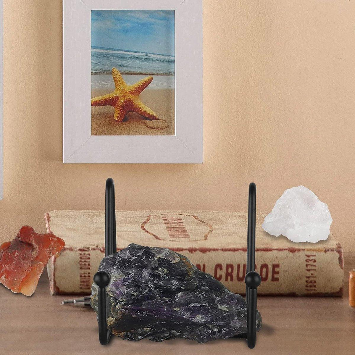 5pcs Plate Photo Frame Display Stand Mobile Phone Holder Base Pendulum Stand V528-PLATE-HOLDER-3-BLACK-5PCS-983960