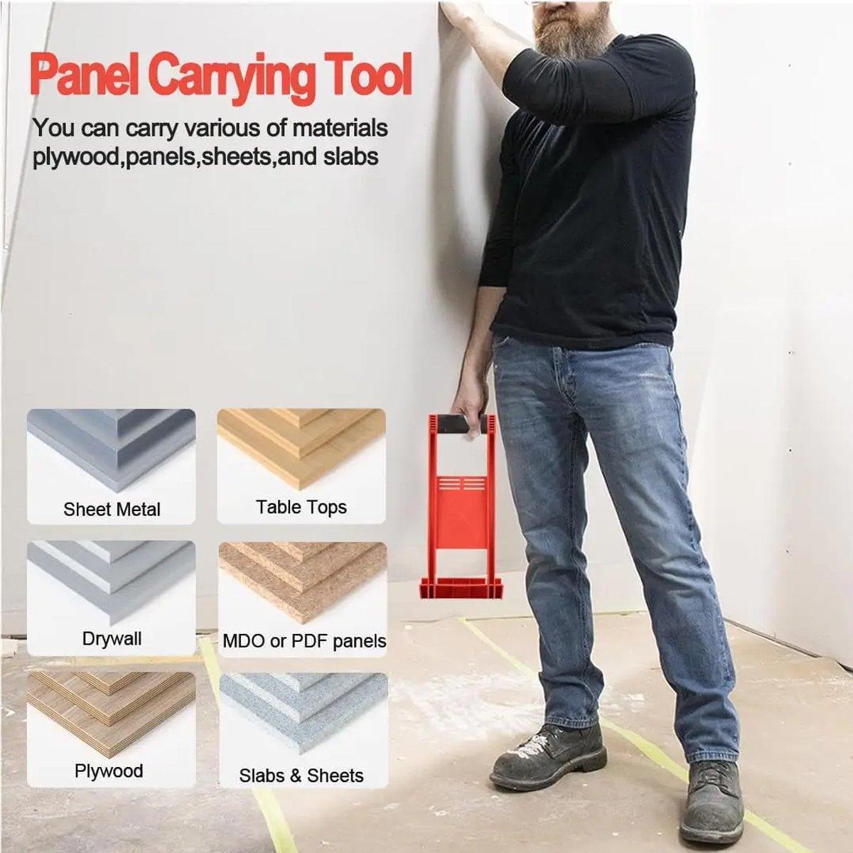 Heavy Duty Panel Carrier Drywall Sheet Lifter Board Plywood Holder Lifting Tool V528-PLATE-LIFTER-2PCS-396844