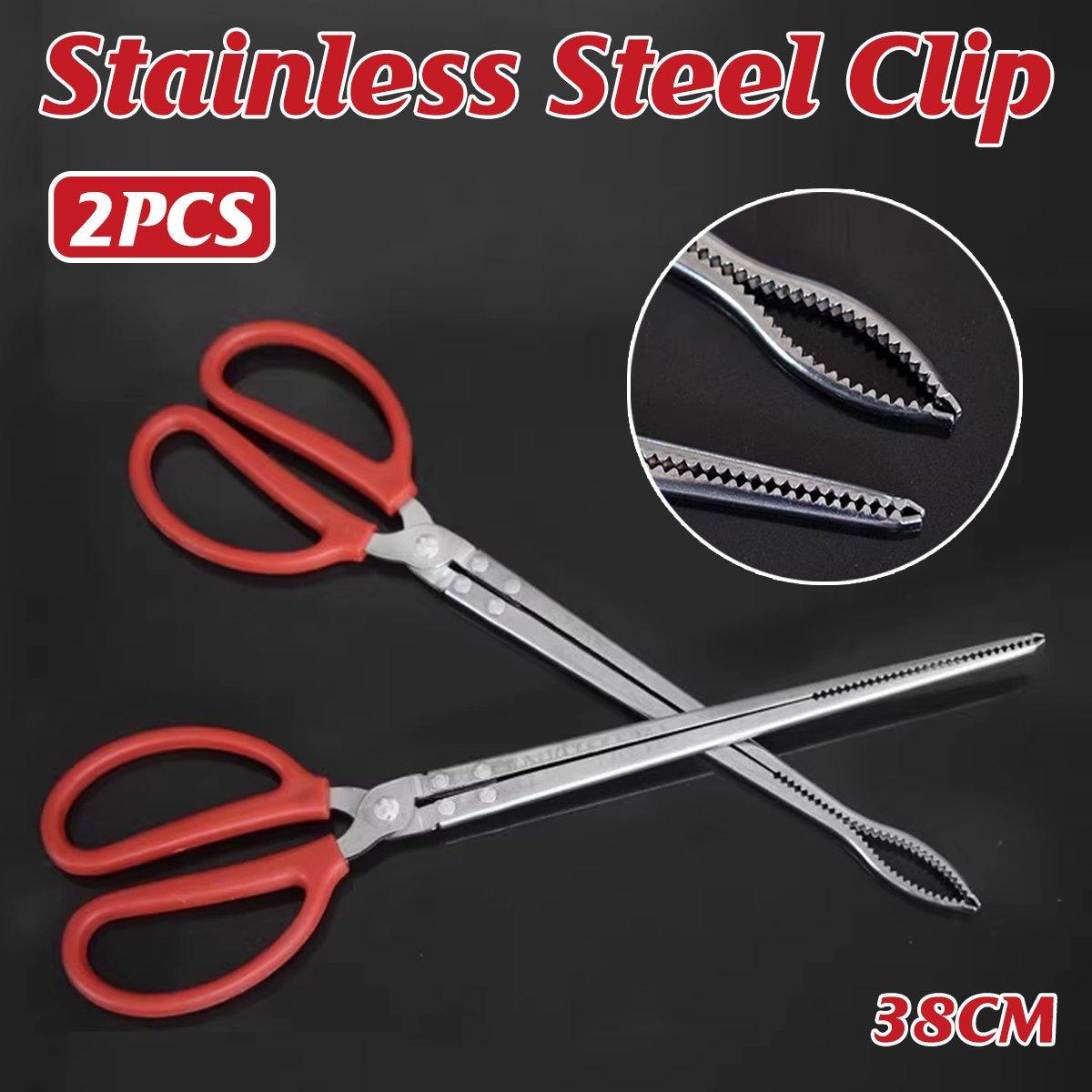 2pcs Heavy Duty Stainless Steel Fishing Clamps Trash Catching Marine Tools V528-PLIERS-2PCS-982956