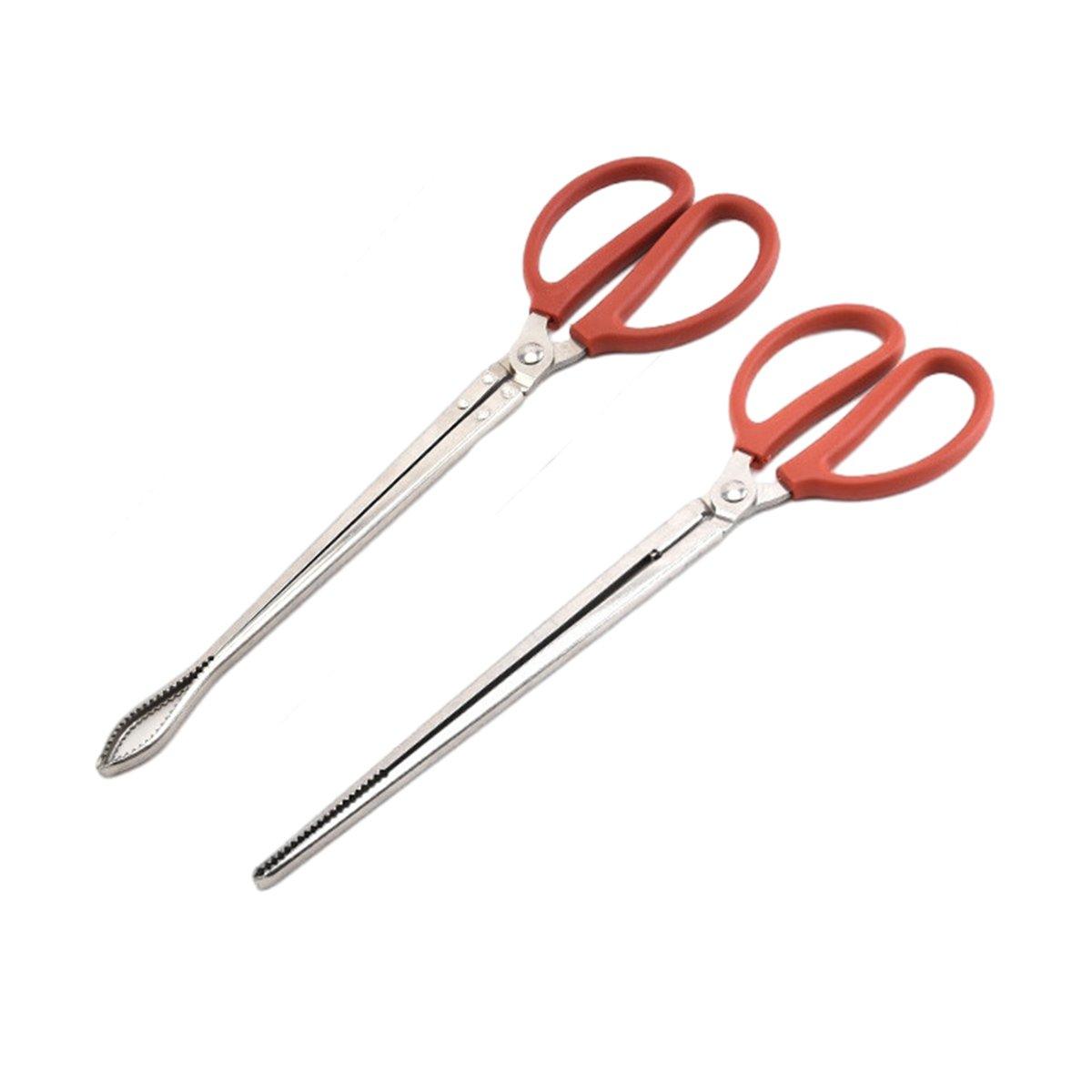 2pcs Heavy Duty Stainless Steel Fishing Clamps Trash Catching Marine Tools V528-PLIERS-2PCS-982956