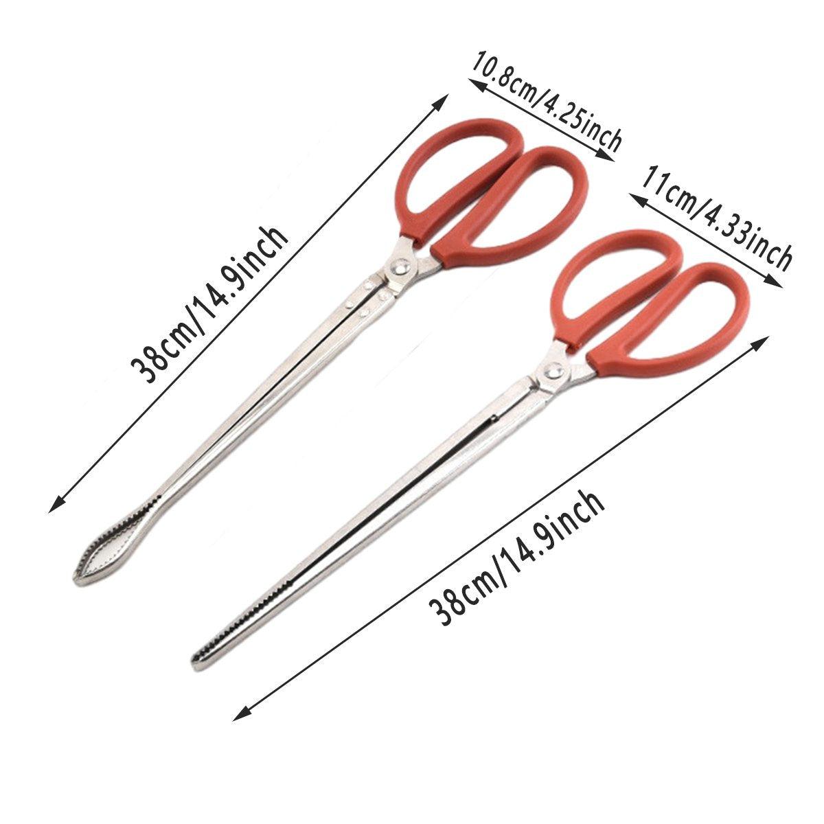 2pcs Heavy Duty Stainless Steel Fishing Clamps Trash Catching Marine Tools V528-PLIERS-2PCS-982956