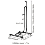Mountain Bicycle Stand Parking Rack L Shaped Frame Bike Display Maintenance Tool V528-PLUG-IN-PARKING-RACK-751019