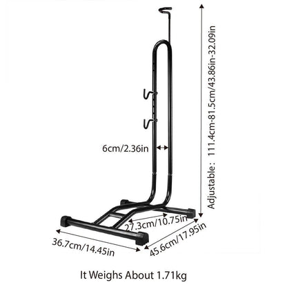 Mountain Bicycle Stand Parking Rack L Shaped Frame Bike Display Maintenance Tool V528-PLUG-IN-PARKING-RACK-751019