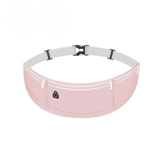 Running Waist Bag Mobile Phone Holder Fitness Sports Small Pouch Adjustable Belt - Dreamy Pink V528-POCKET-DREAMY-PINK-958664