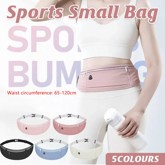 Running Waist Bag Mobile Phone Holder Fitness Sports Small Pouch Adjustable Belt - Dreamy Pink V528-POCKET-DREAMY-PINK-958664