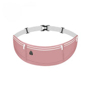 Running Waist Bag Mobile Phone Holder Fitness Sports Small Pouch Adjustable Belt - Dusty Pink V528-POCKET-DUSTY-PINK-356097