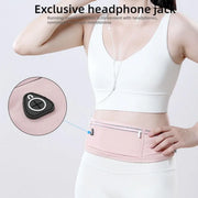 Running Waist Bag Mobile Phone Holder Fitness Sports Small Pouch Adjustable Belt - Light Blue V528-POCKET-LIGHT-BIUE-707623