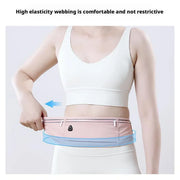 Running Waist Bag Mobile Phone Holder Fitness Sports Small Pouch Adjustable Belt - Shining Grey V528-POCKET-SHINING-GREY-867254