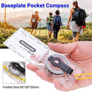 Baseplate Pocket Compass Military Orienteering Hiking Camping Maps Lensatic Army V528-POCKETCOMPASS-433450