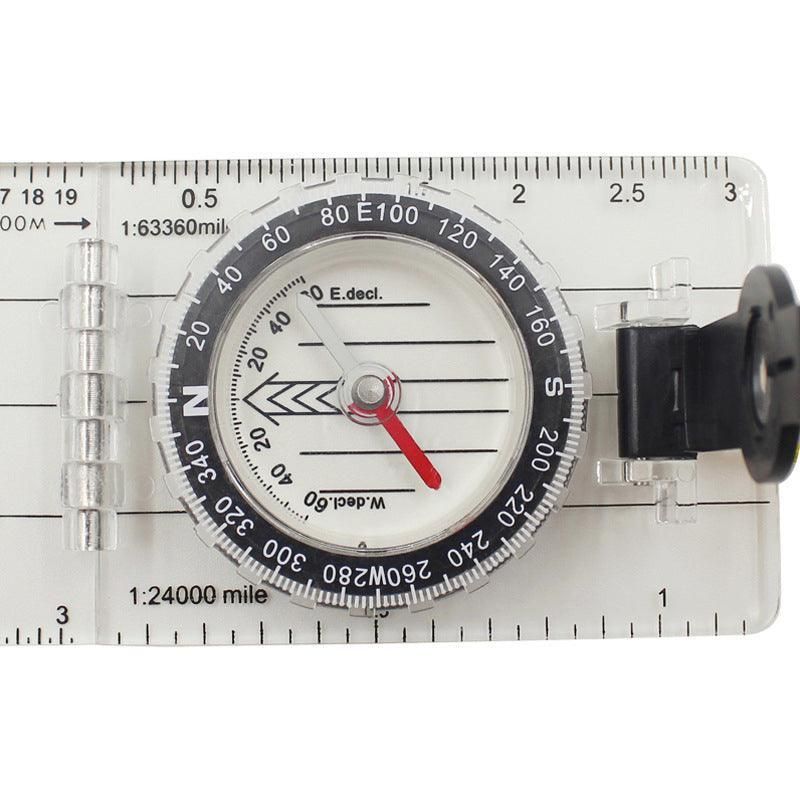 Baseplate Pocket Compass Military Orienteering Hiking Camping Maps Lensatic Army V528-POCKETCOMPASS-433450