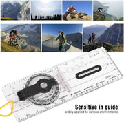 Baseplate Pocket Compass Military Orienteering Hiking Camping Maps Lensatic Army V528-POCKETCOMPASS-433450