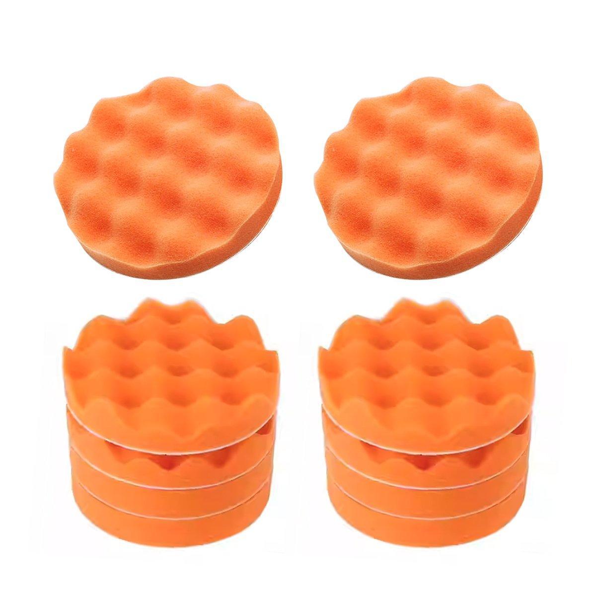 10x 150mm Sponge Polishing Pads 6Inch Waxing Buffing Set for Car Polisher Buffer V528-POLISHED-COTTON-10PCS-6IN-610836