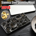 30X Polymer Clay Cutter Stainless Steel Geometry Pottery Tool Cutting Mould Diy V528-POLYMERCLAYCUTTER-787753