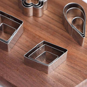 30X Polymer Clay Cutter Stainless Steel Geometry Pottery Tool Cutting Mould Diy V528-POLYMERCLAYCUTTER-787753
