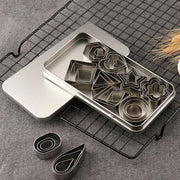 30X Polymer Clay Cutter Stainless Steel Geometry Pottery Tool Cutting Mould Diy V528-POLYMERCLAYCUTTER-787753