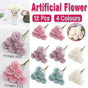 12pcs Artificial Dandelion Fake Flower Simulation Arrangement Desktop Decoration - Blue V528-POMPON-BLUE-12PCS-195692