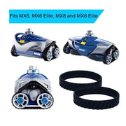 2/4PCS Replacement Pool Cleaner Tires for Zodiac MX6 MX8 R0526100 Tracks - 2PCS V528-POOLCLEANINGTIRES-2PCS-361120