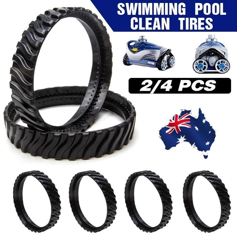 2/4PCS Replacement Pool Cleaner Tires for Zodiac MX6 MX8 R0526100 Tracks - 2PCS V528-POOLCLEANINGTIRES-2PCS-361120