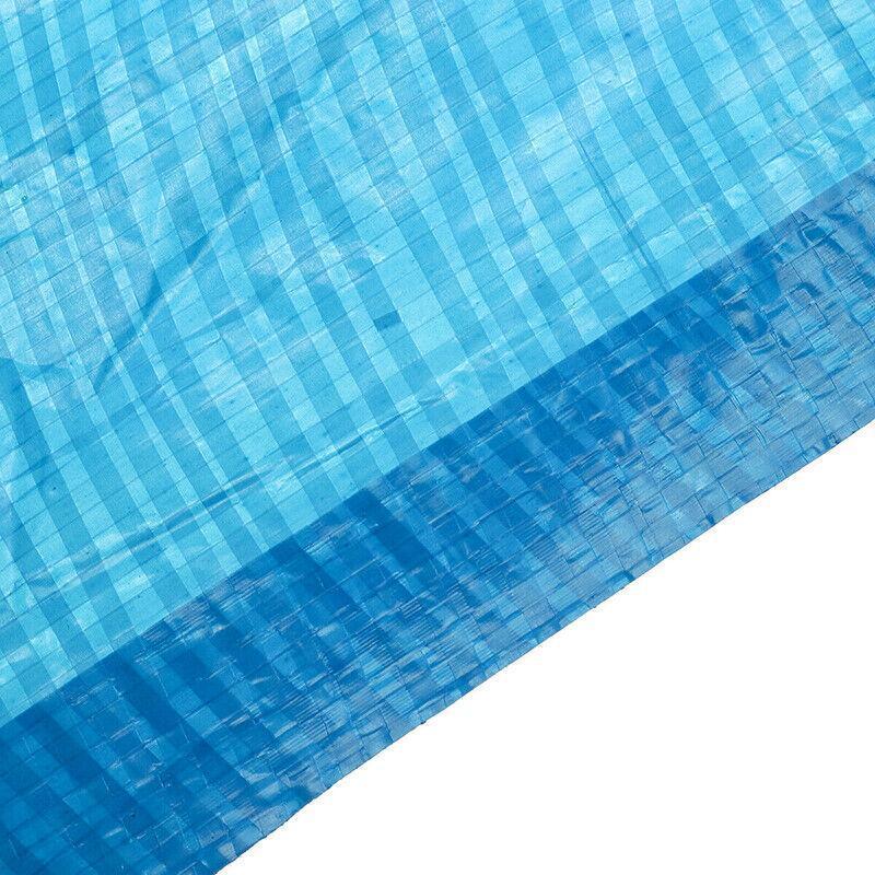 Round Swimming Pool Cover Lot For Garden Outdoor Paddling Family Pools - 366cm V528-POOLCOVER-BLUE-366-85408