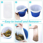 Pool Skimmer Socks for Filter Basket Debris Net Bags 5 to 30 Pieces - 5PCS V528-POOLSKIMMERSOCK-5PCS-645641