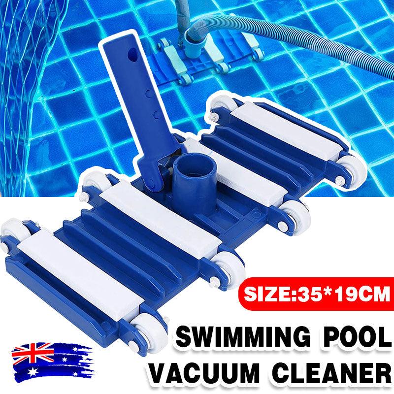 Heavy Duty Flexible Pool Vacuum Head with Wheels for 38mm Hose V528-POOLVACUUMCLEANERHEAD-504377