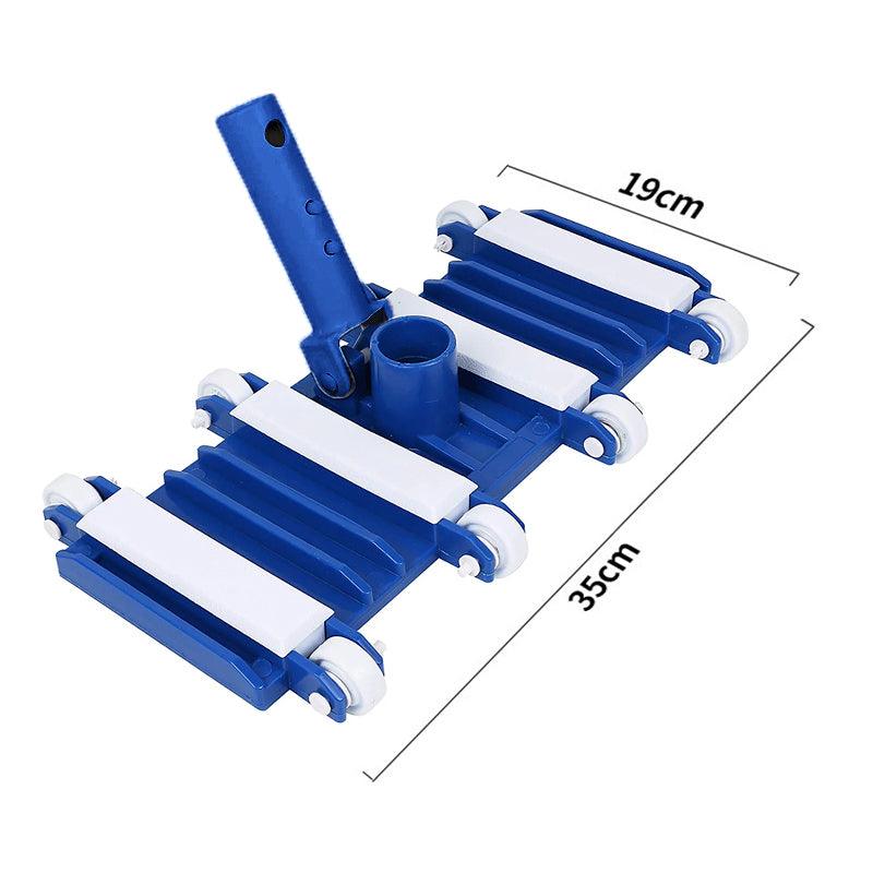 Heavy Duty Flexible Pool Vacuum Head with Wheels for 38mm Hose V528-POOLVACUUMCLEANERHEAD-504377