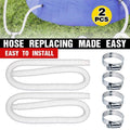 2 x Genuine Intex Hose Pipe for Above Ground Swimming Pool Pump Filter 32mm V528-POOLWATERPIPE-2PCS-187264