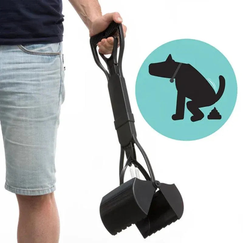 Long Handle Pet Pooper Scooper with Clamping Jaw for Dog Waste Pickup Outdoor Use V528-POOSCOOPER
