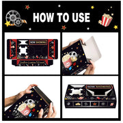 24 PCS Movie Night Snack Trays Popcorn Food Drink Holder Cinema Party Supplies - 24pcs-BM006 V528-POPCORN-CASE-24PCS-BM006 -839541