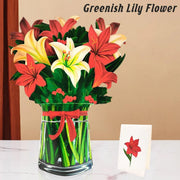 New Style 3D Pop Up Cards Paper Flower Bouquet Greeting Card for All Occasions - Poppy V528-POPPY-51283