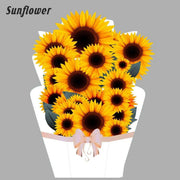 New Style 3D Pop Up Cards Paper Flower Bouquet Greeting Card for All Occasions - Poppy V528-POPPY-51283