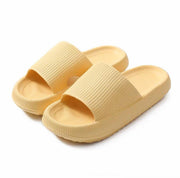 Ultra-Soft Pillow Slides EVA Slippers for Indoor Outdoor Use - Thick Anti-Slip Sole - Orange 38-39 V528-POR2-ORANGE38-3945491
