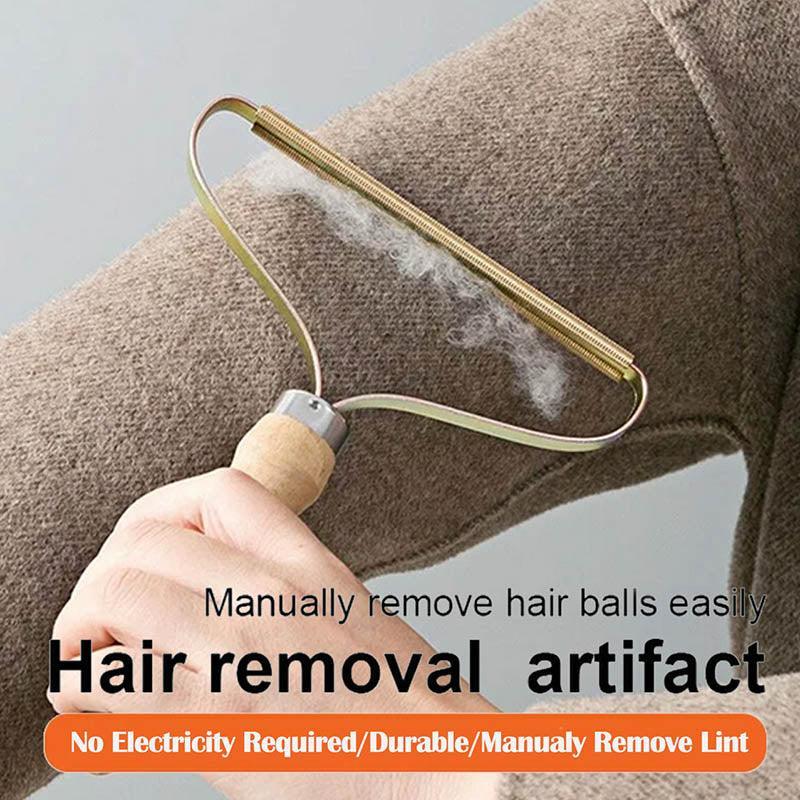 Portable Lint Remover Clothes Fuzz Shaver Reusable Trimmer Manual Roller Carpet V528-PORTABLE-23438