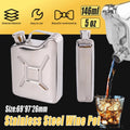 146ml Portable Outdoor Camping Oil Can Thick Stainless Steel Fuel Bottle Flask V528-PORTABLE-WINE-POT-388836