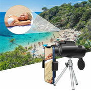 50x60 HD Monocular Telescope with Tripod and Phone Holder for Outdoor Travel V528-PORTABLETELESCOPE-720844