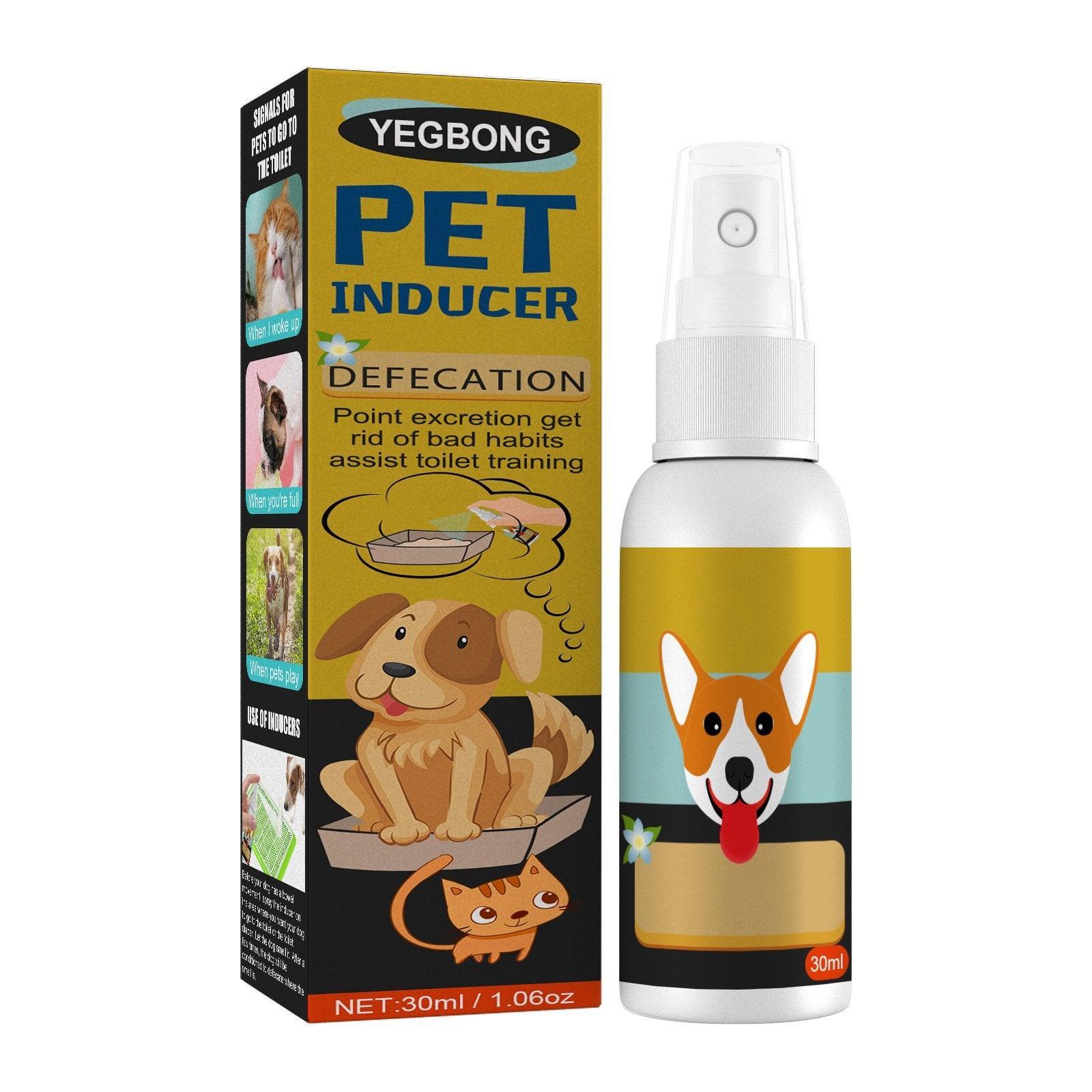 Pet Toilet Training Spray Inducer Dog Poops Cat Pee Urine Positioning Defecation V528-POSITIONINGSPRAY-30ML-466356