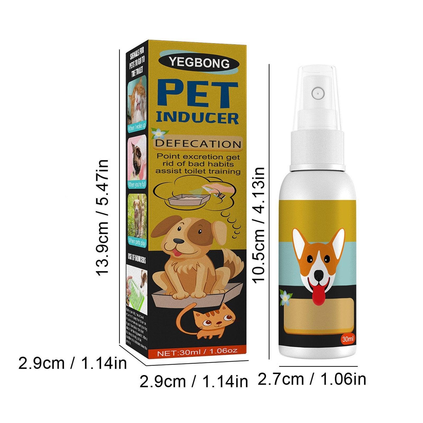Pet Toilet Training Spray Inducer Dog Poops Cat Pee Urine Positioning Defecation V528-POSITIONINGSPRAY-30ML-466356